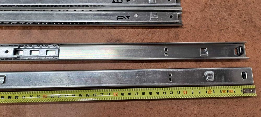 Corrediças blocos de gavetas