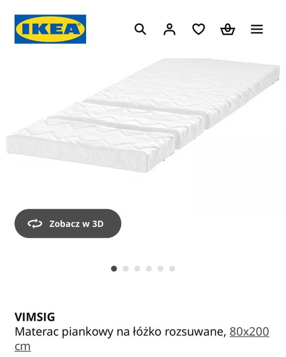 Lóżko dla dzieci ikea