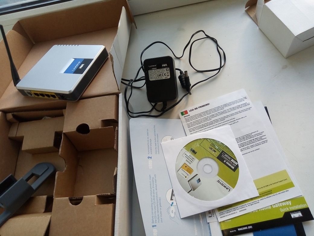 Router Linksys wireless-g ADSL WAG200g