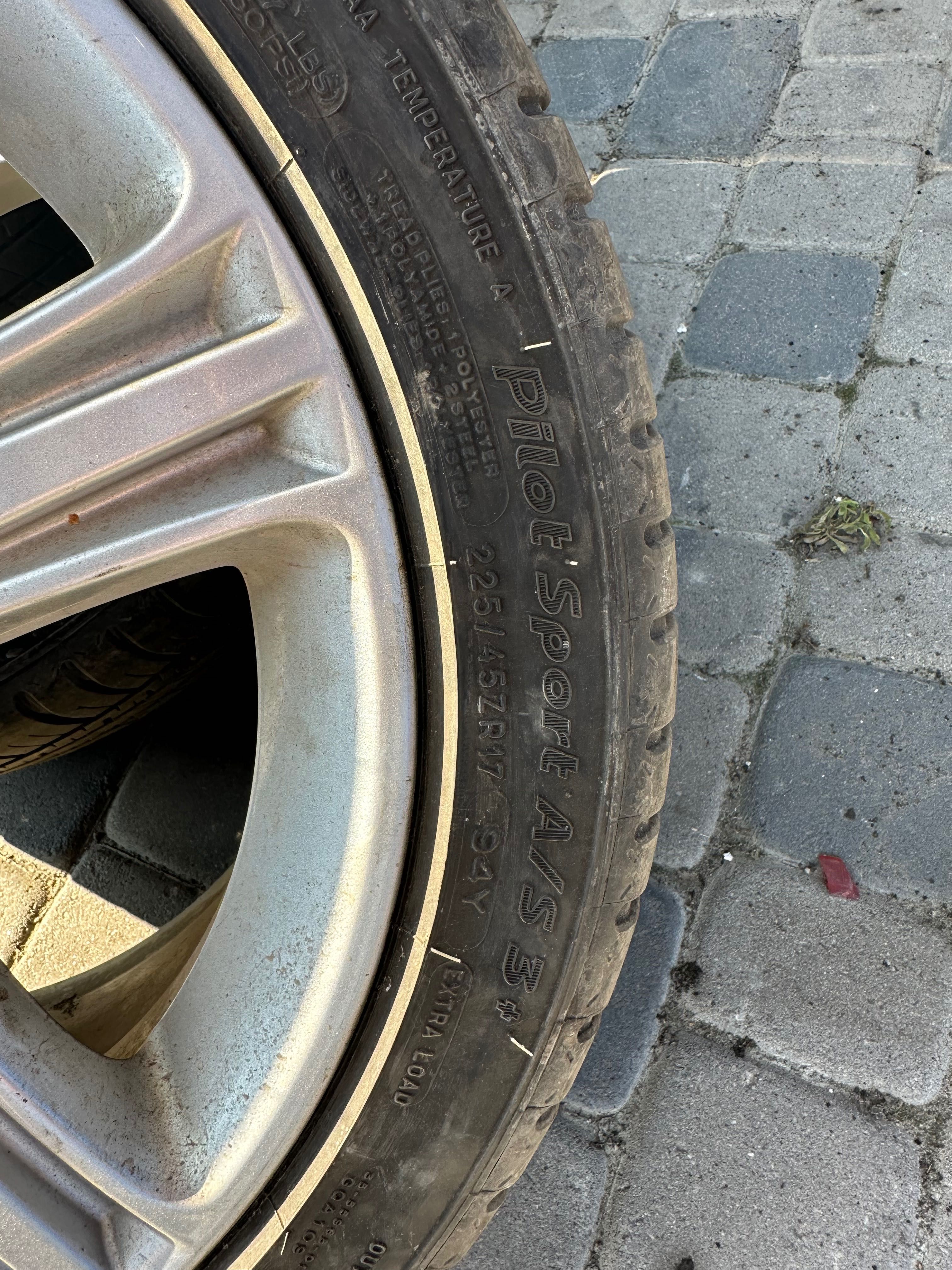 Продам комплект гуми Michelin pilot sport A/S 3+ 225/45 17 2019 рік