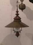 Lampa wisząca mosięzna