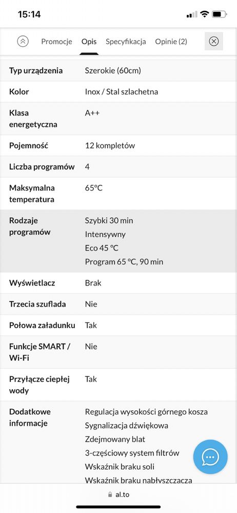 Zmywarka Amika prawie nowa.