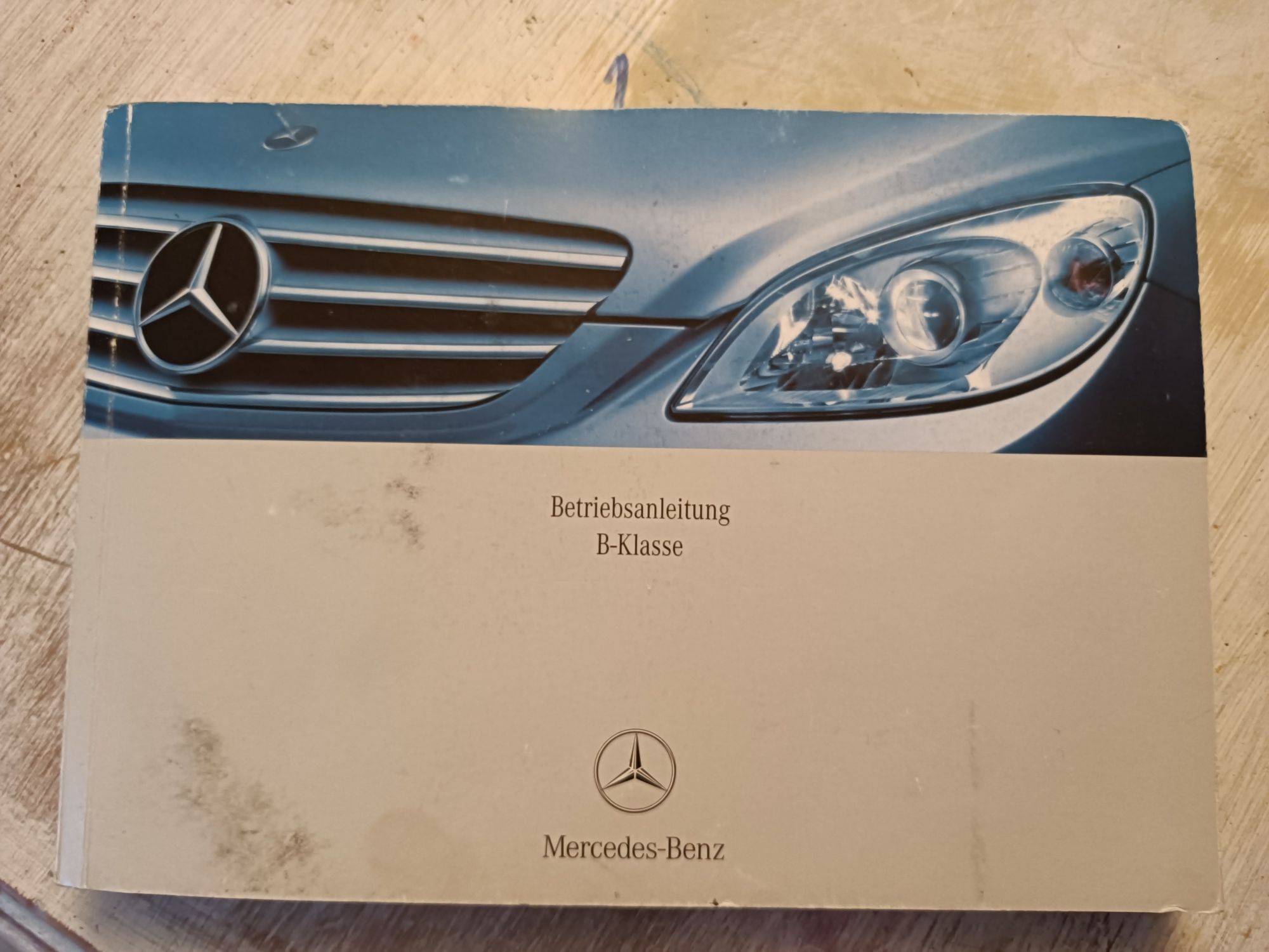 Instrukcja obsługi Mercedes Benz klasa B - niemiecka