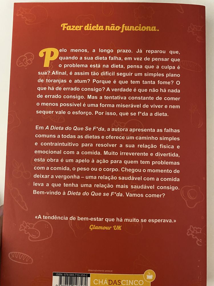 Livro - A dieta do que se f*da