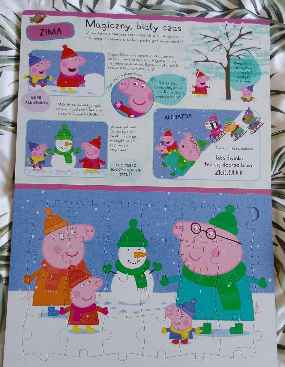 Książka Świnka Peppa z puzzlami