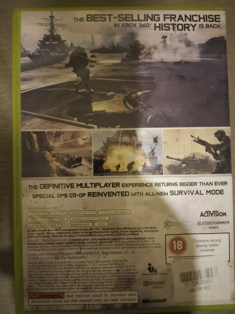 Call od Duty MW3 Xbox 360