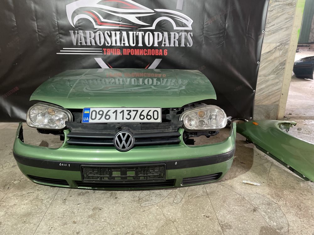 Передок фольтцваген  гольф 4 golf 4 wag wv бампер капот фари