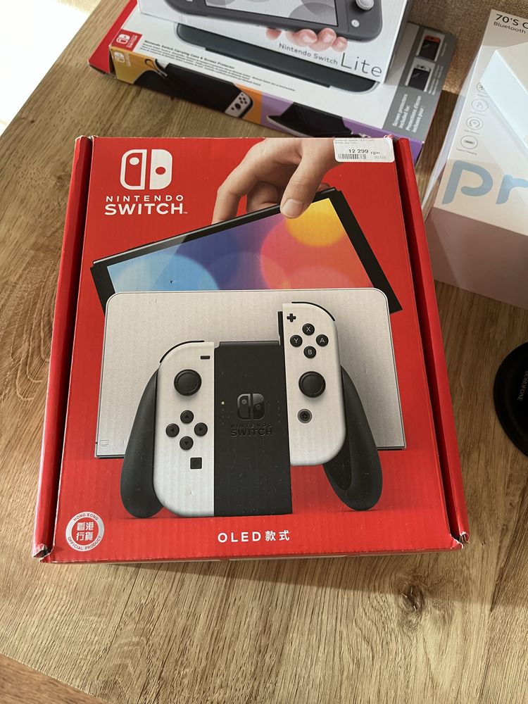 Nintendo switch OLED нова, скло у подарунок