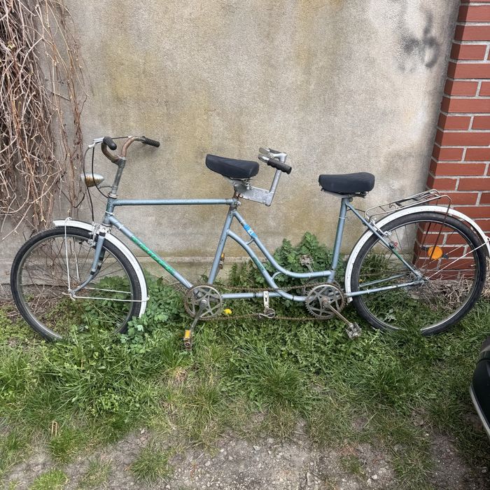 Tandem rower podwójny stary klasyk prl