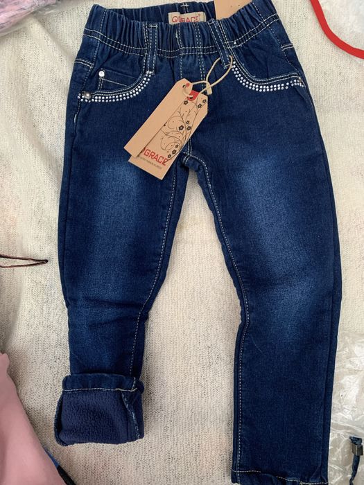 Теплі 86,92,98,104,110,116,122,134на флісі джинси штани лосіни легенси