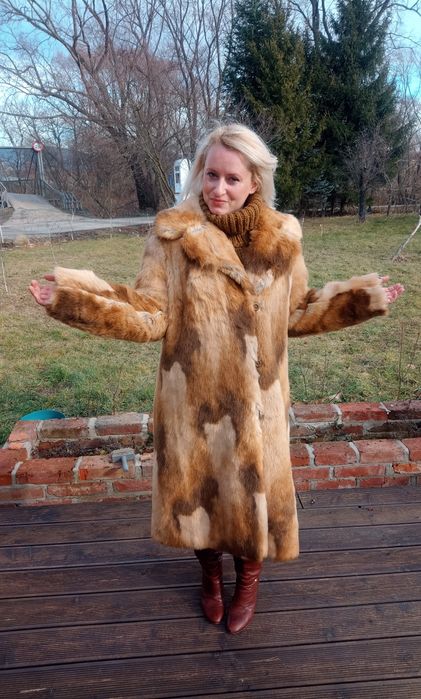 Futro sztuczne płaszcz futrzany viralowe