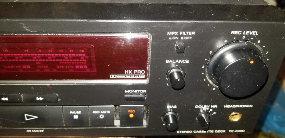 SONY TC K490 трьохголова дека з сквозним каналом . 3 HEAD
