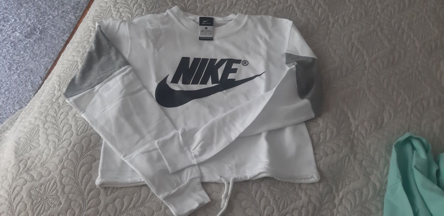 Crop nike manga comprida