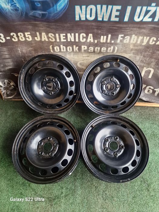 Felgi stalowe 16 5×112 Audi Vw Skoda Seat Orginał Komplet