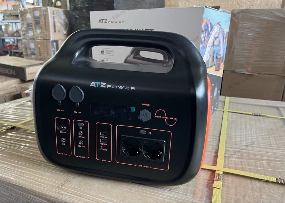 ЦІНА ТИЖНЯ | Зарядна станція ATZ power 2000W Max 1075Вт*Год / Гарантія