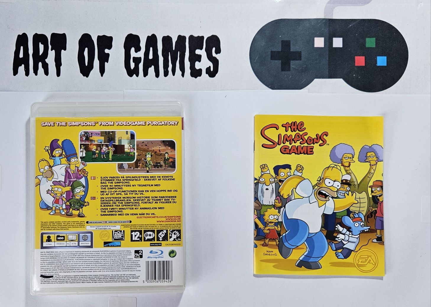 The Simpsons Game Ps3 Playstation 3 Komplet
