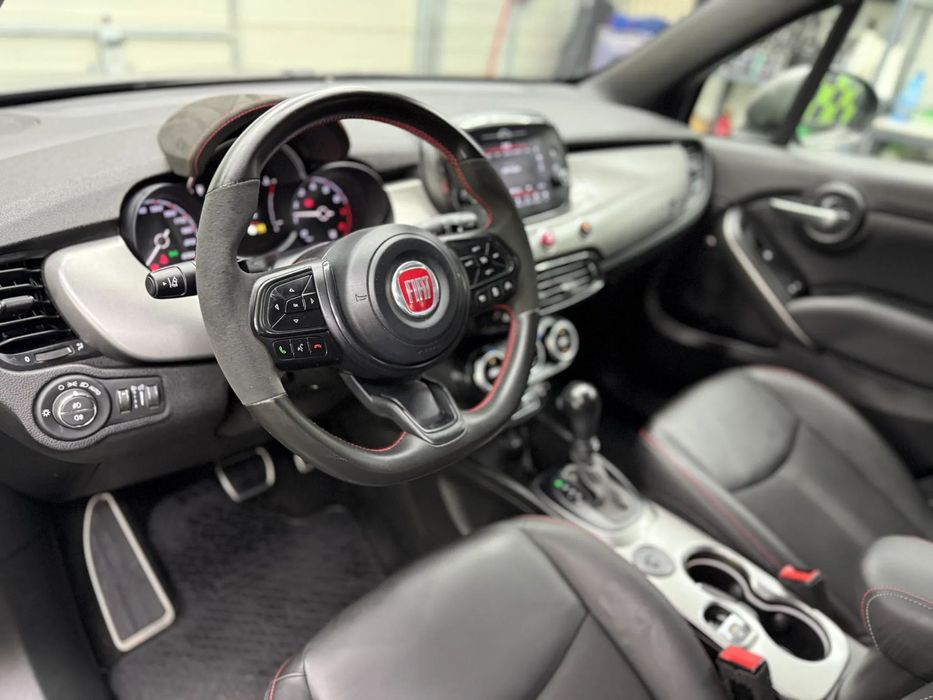 Fiat 500X 1.3Turbo-S-SPORT-FULL OPCJA Automat Łopatki SZARY MAT Skóra Felgi 19'