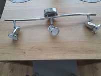 Lampa sufitowa srebrna