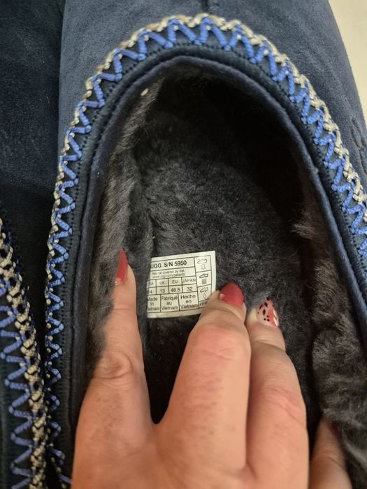 Nowr Buty męskie UGG M Tasman 48,5 granatowe niebieskie kapcie M/5950