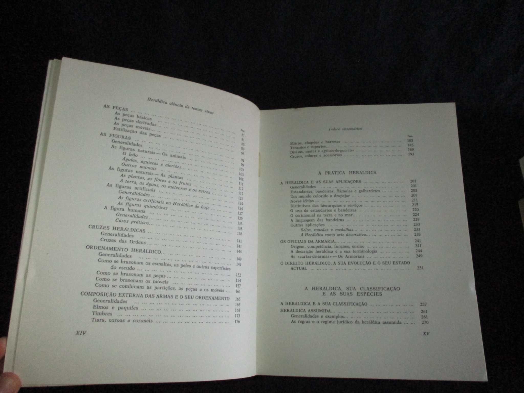 Livros Heráldica Ciência de Temas Vivos 1966