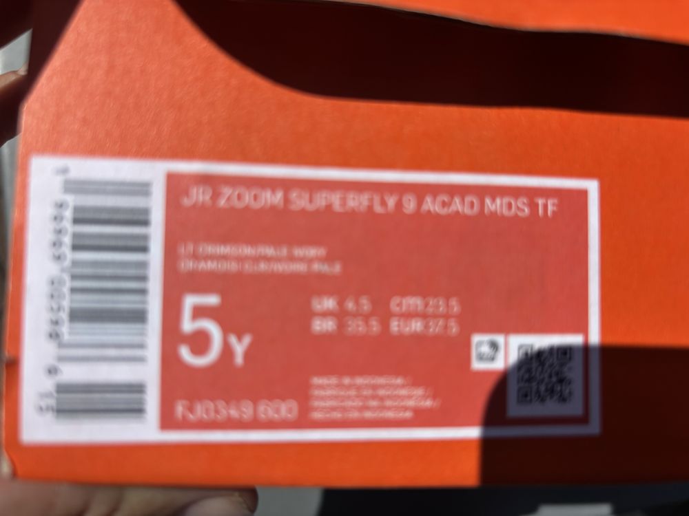 Turfy Nike Jr. Superfly 9 Academy Mercurial Dream Speed Nowe!!  37,5