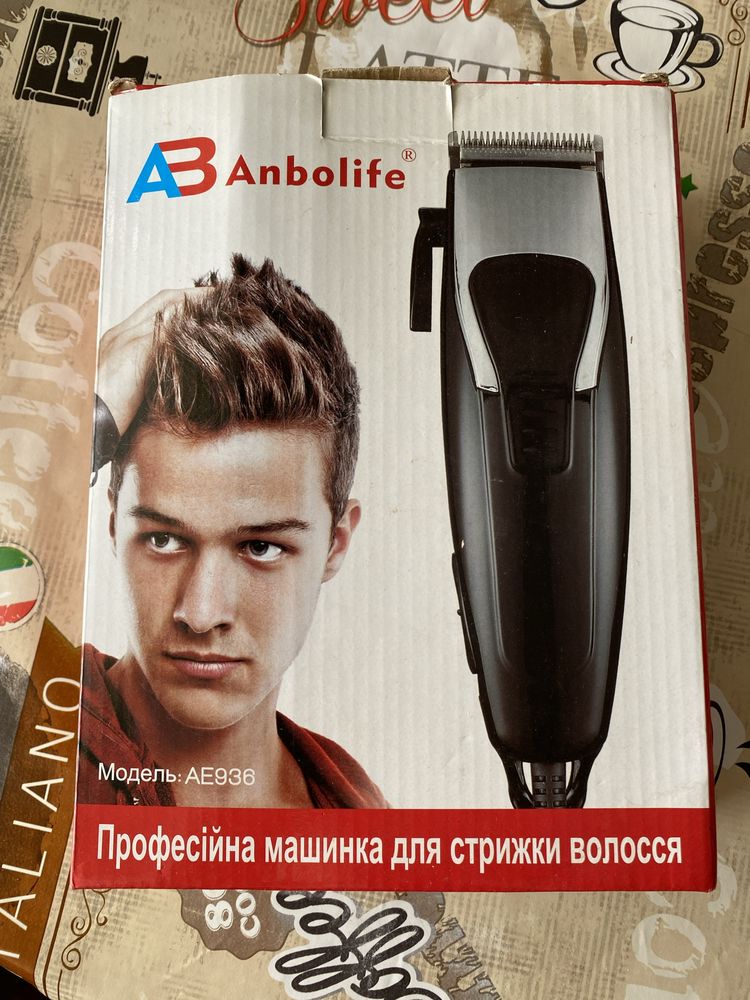 Машинка для стрижки волосся Anbolife AE936