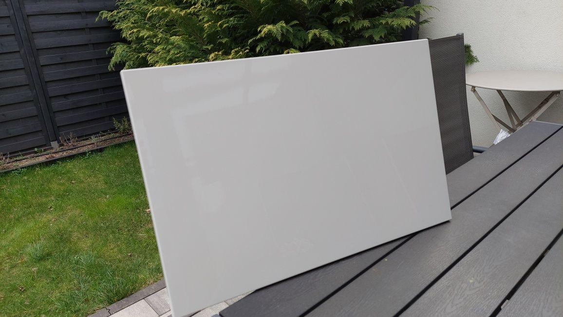 IKEA RINGHULT, połysk jasnoszary, 60x40 cm