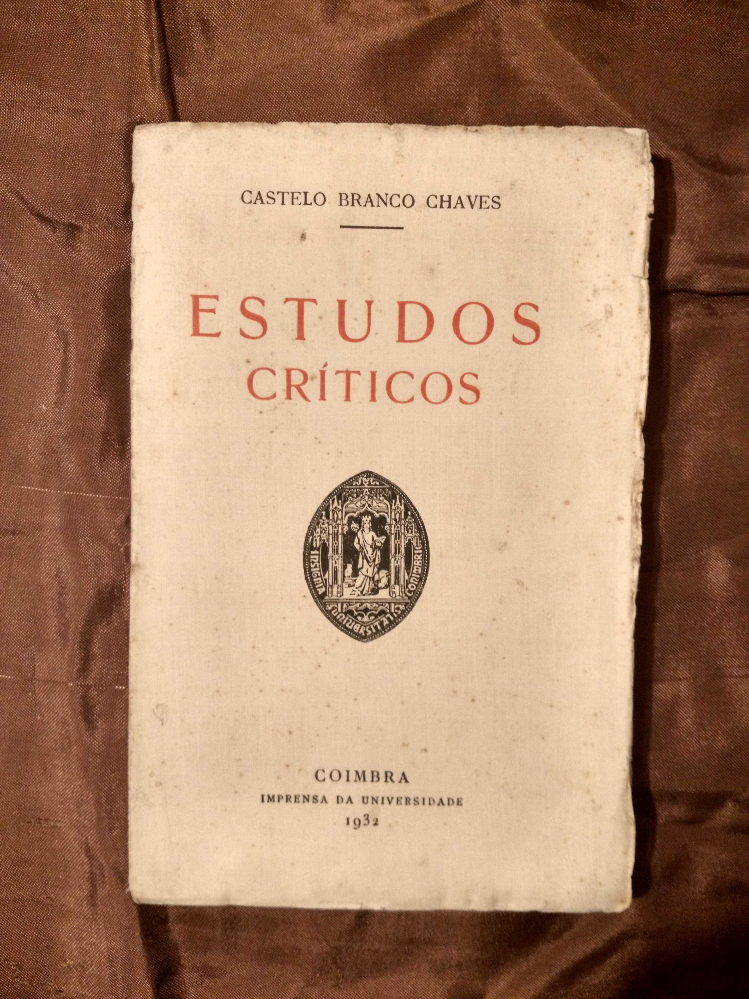 Estudos Críticos - Universidade de Coimbra - Ano de 1932