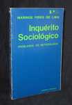 Livro Inquérito Sociológico Problemas de Metodologia Marinús