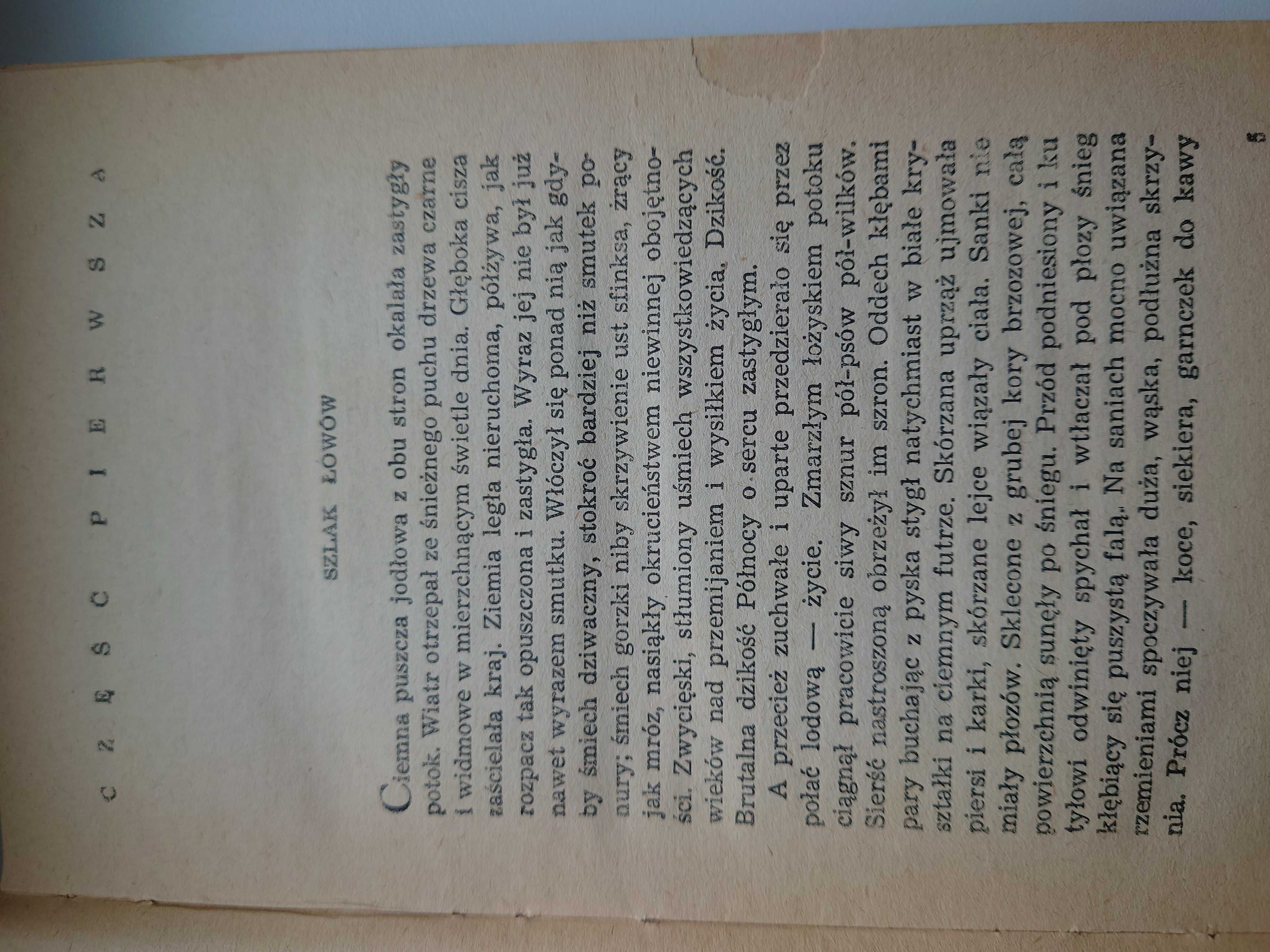 Książka ,,Biały kieł'' Jack London, wyd. z 1953 r.