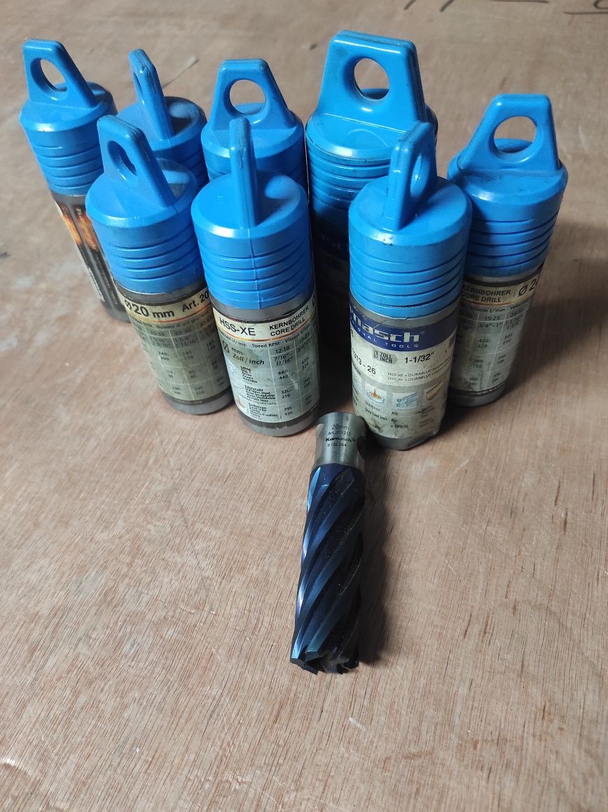 Wiertło trepanacyjnewiertło koronowe z chwytem weldon 3/4" | blue-line