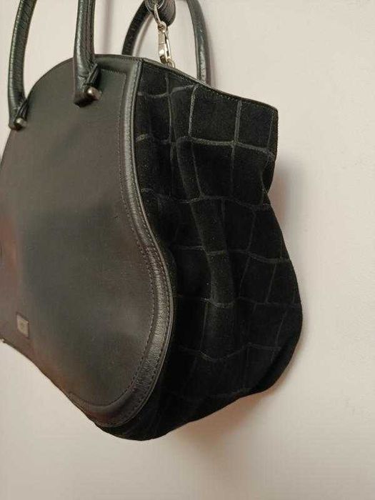 Чорна сумка тоут Cavalli Class (оригінал, з голограмою)