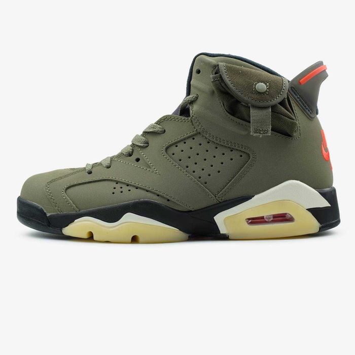 Унисекс кроссовки Nike Air Jordan 6 Retro Travis Scott найк джордан 6