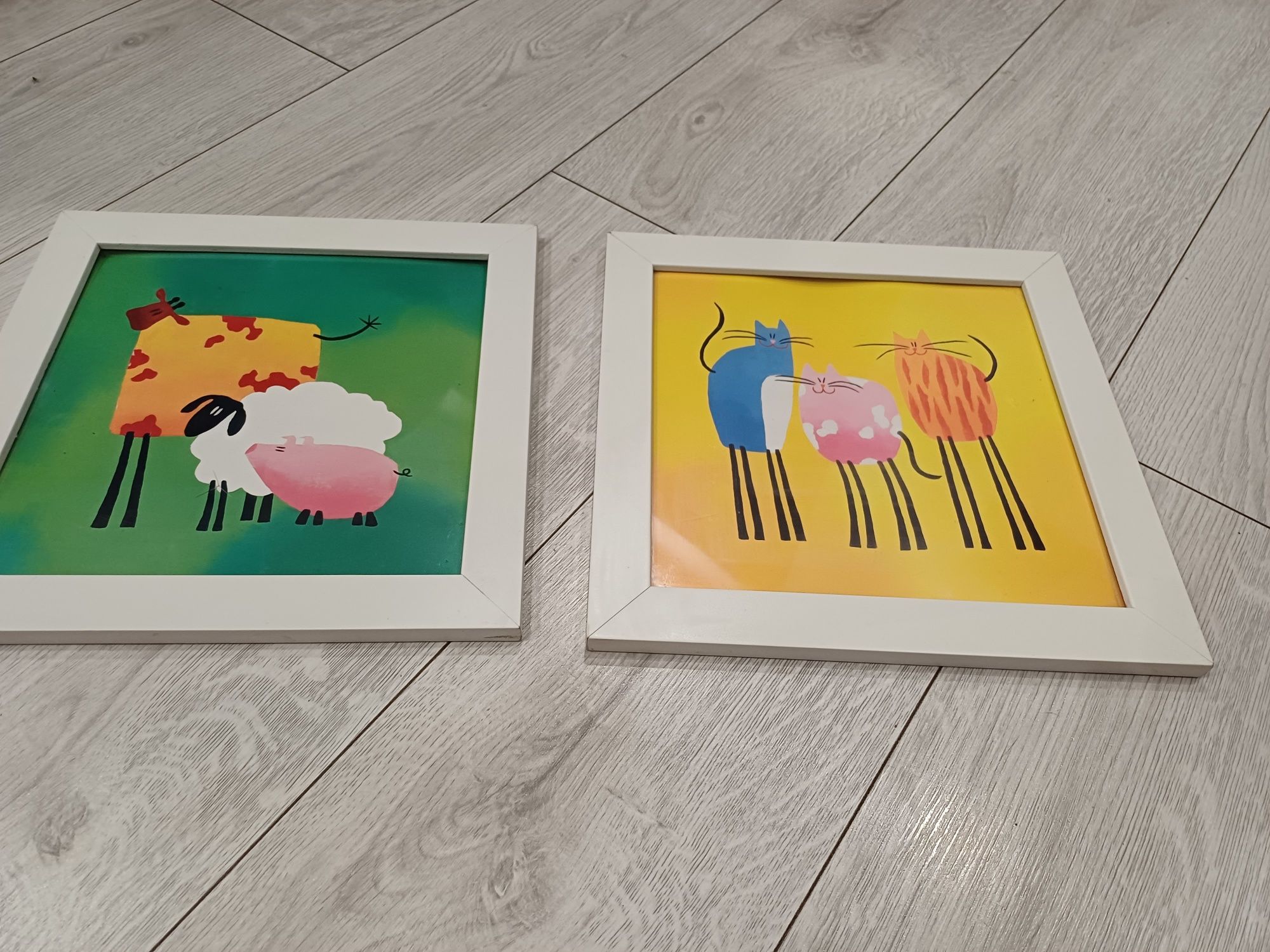 Obrazki zwierzęta Ikea 30×30
