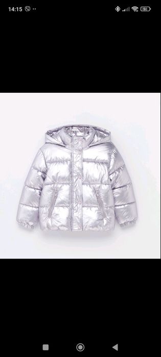 Куртка mango пальто Демі куртка Манго срібна куртка lefties пальто