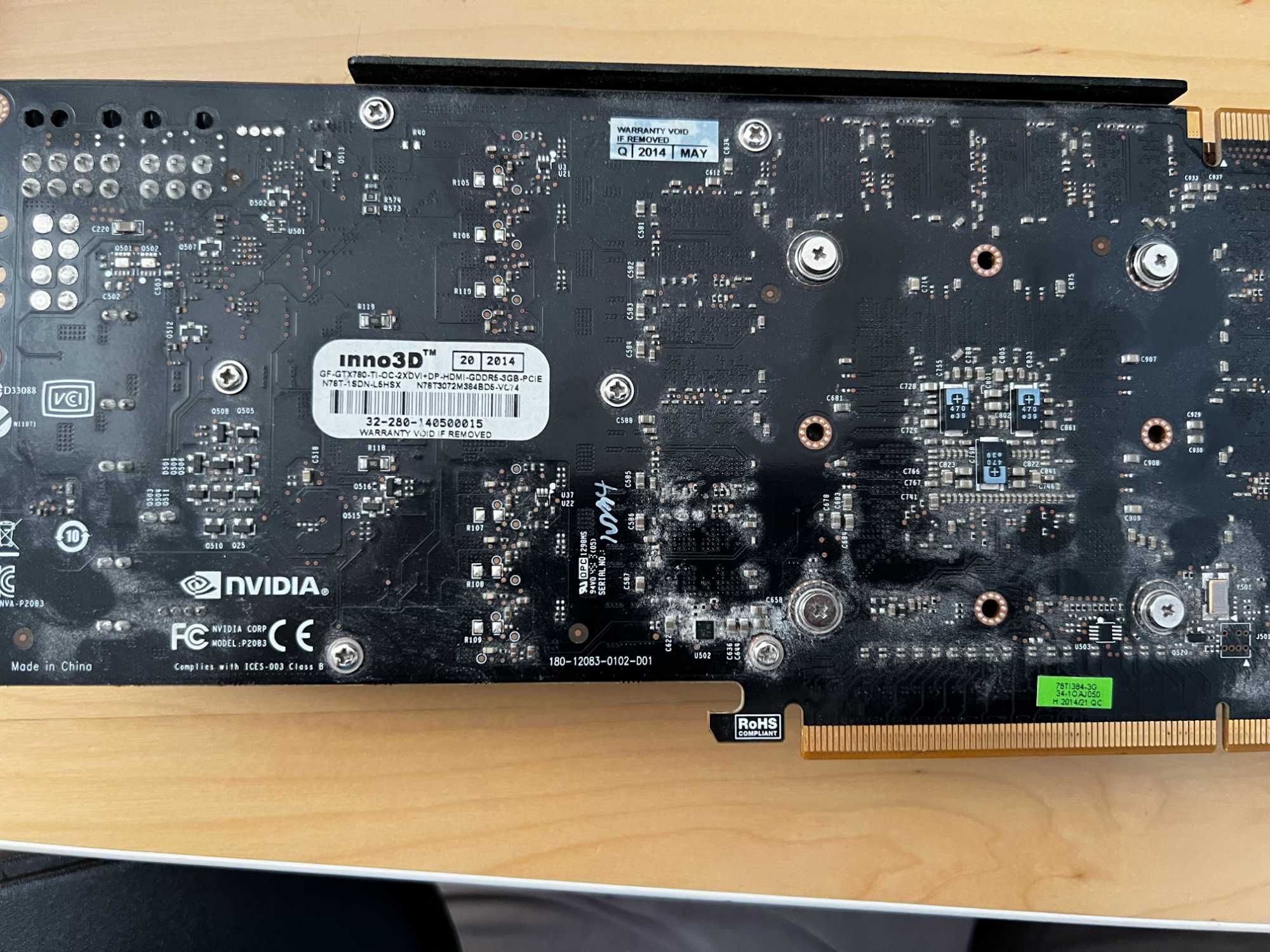 Відеокарта GeForce 780 Ti GTX 3Gb