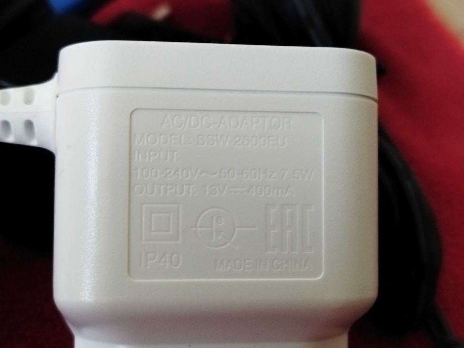 Блок питания SSW-2000EU 6-13V 400mAh для техники Philips.