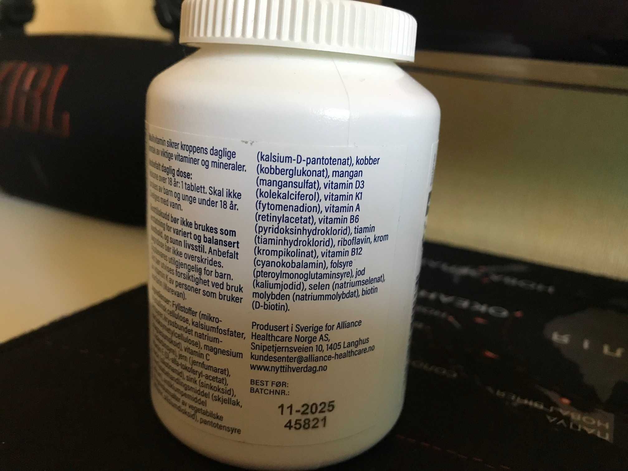 Nytti Multivitamin 200шт.Норвегія