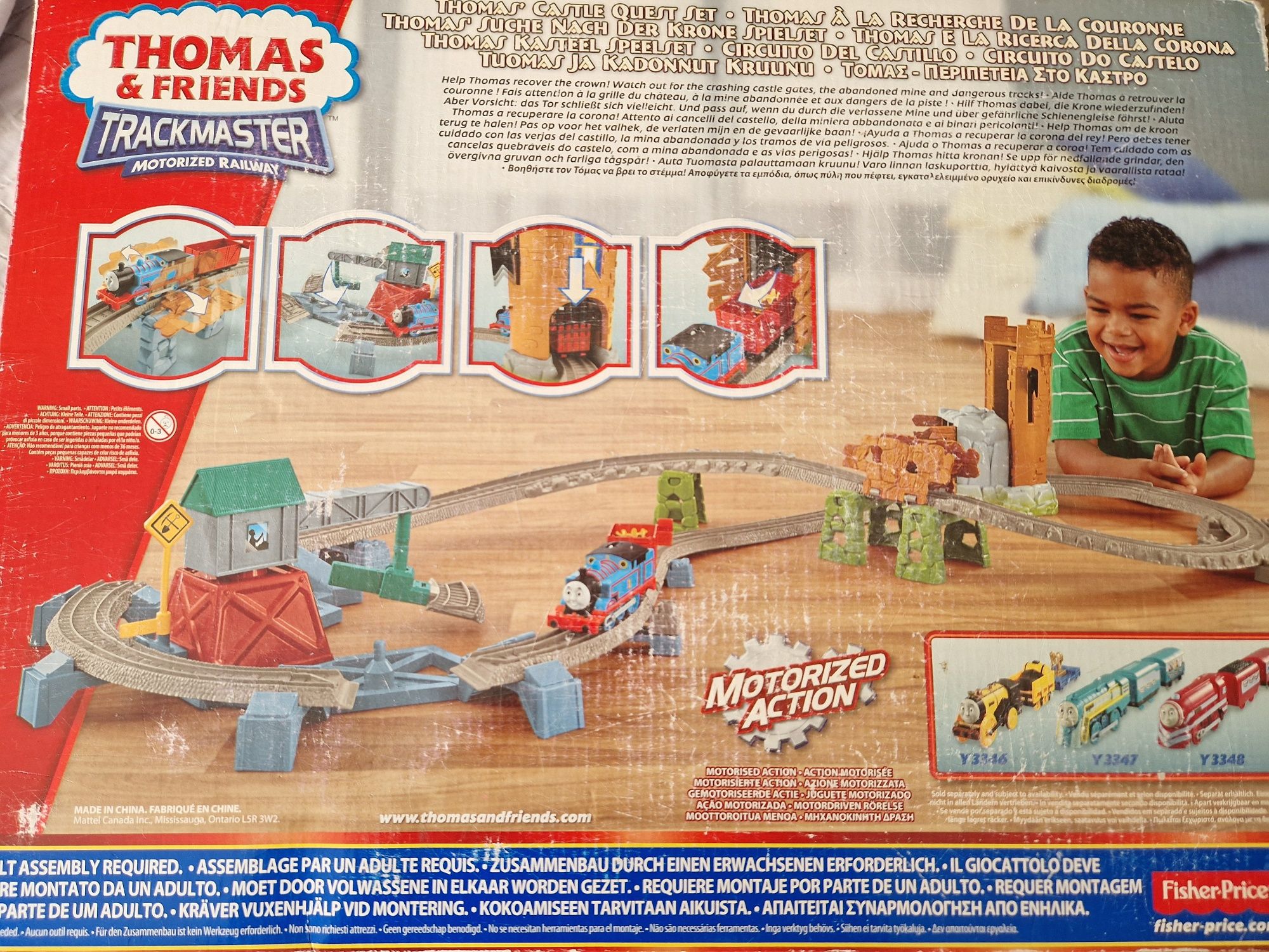 Kolejka Tomek i Przyjaciele Fisher Price duża