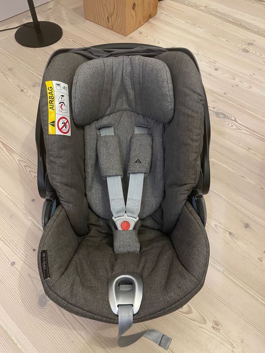 Fotelik Cybex Cloud Q [0-13kg] Manhattan grey SOFIX+wkładka niemowlęca