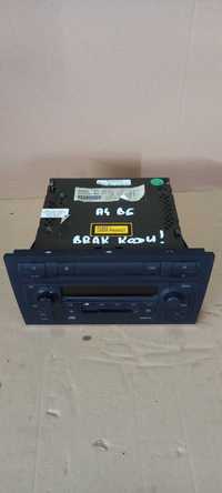 Radio RM CD Audi A4 B6 2 DIN brak kodu -195C