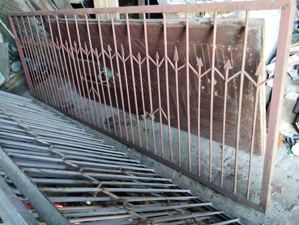 Ogrodzenie płot przęsło metalowe