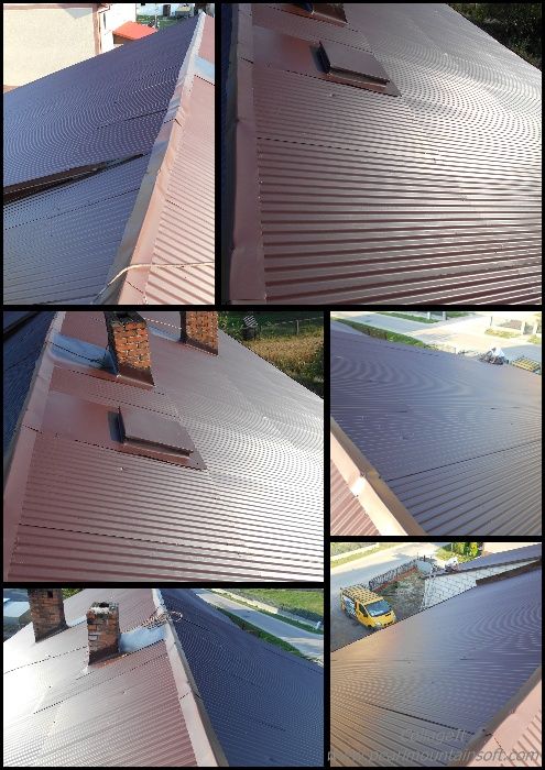 Czyszczenie malowanie dachu elewacji rynien impregnacja dachów