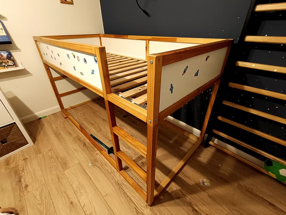 Łóżko kura ikea pietrowe