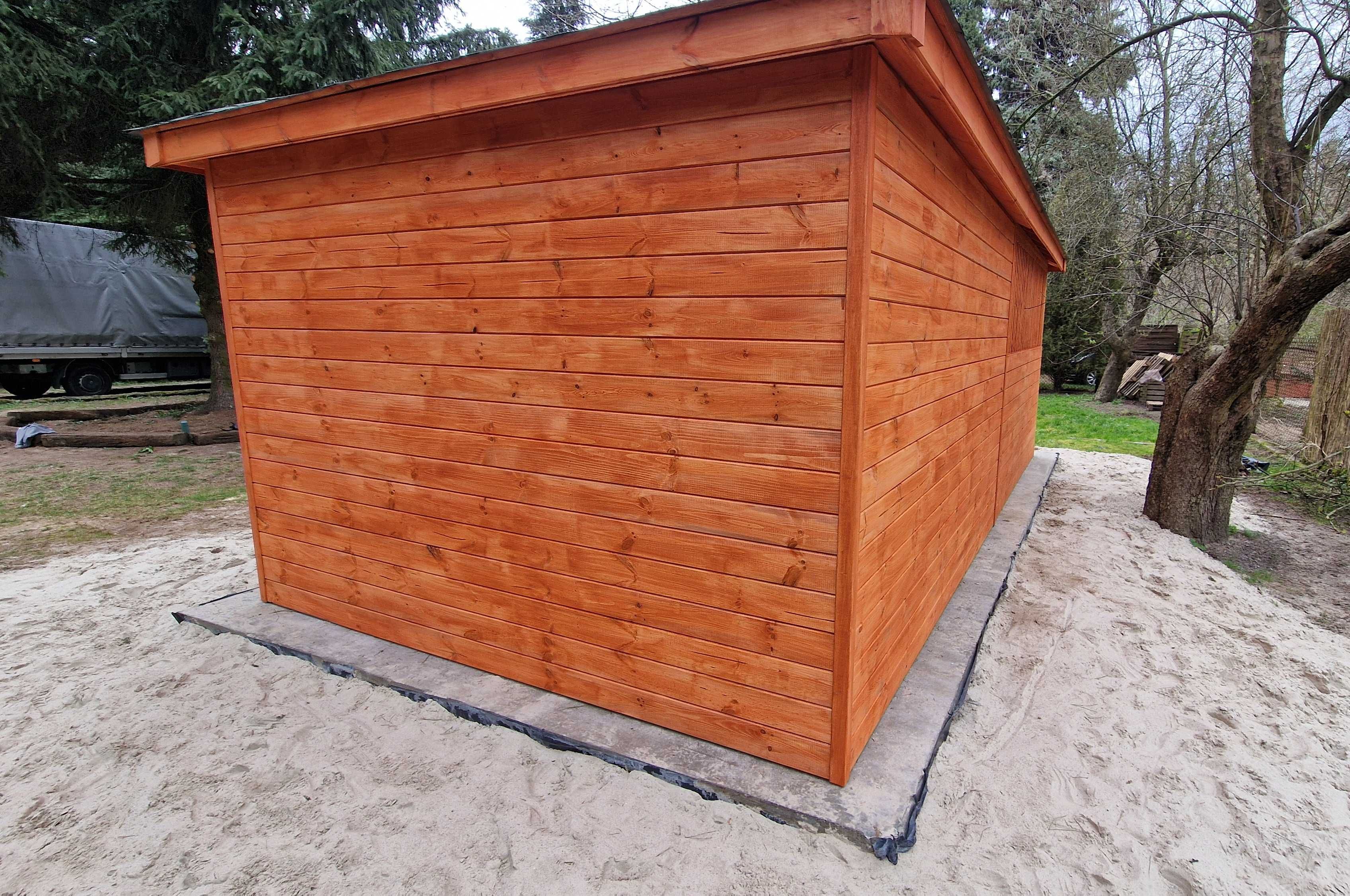 Domek ogrodowy z altaną! Malowanie gratis!