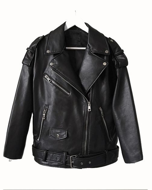 Косуха з еко-шкіри Oversize