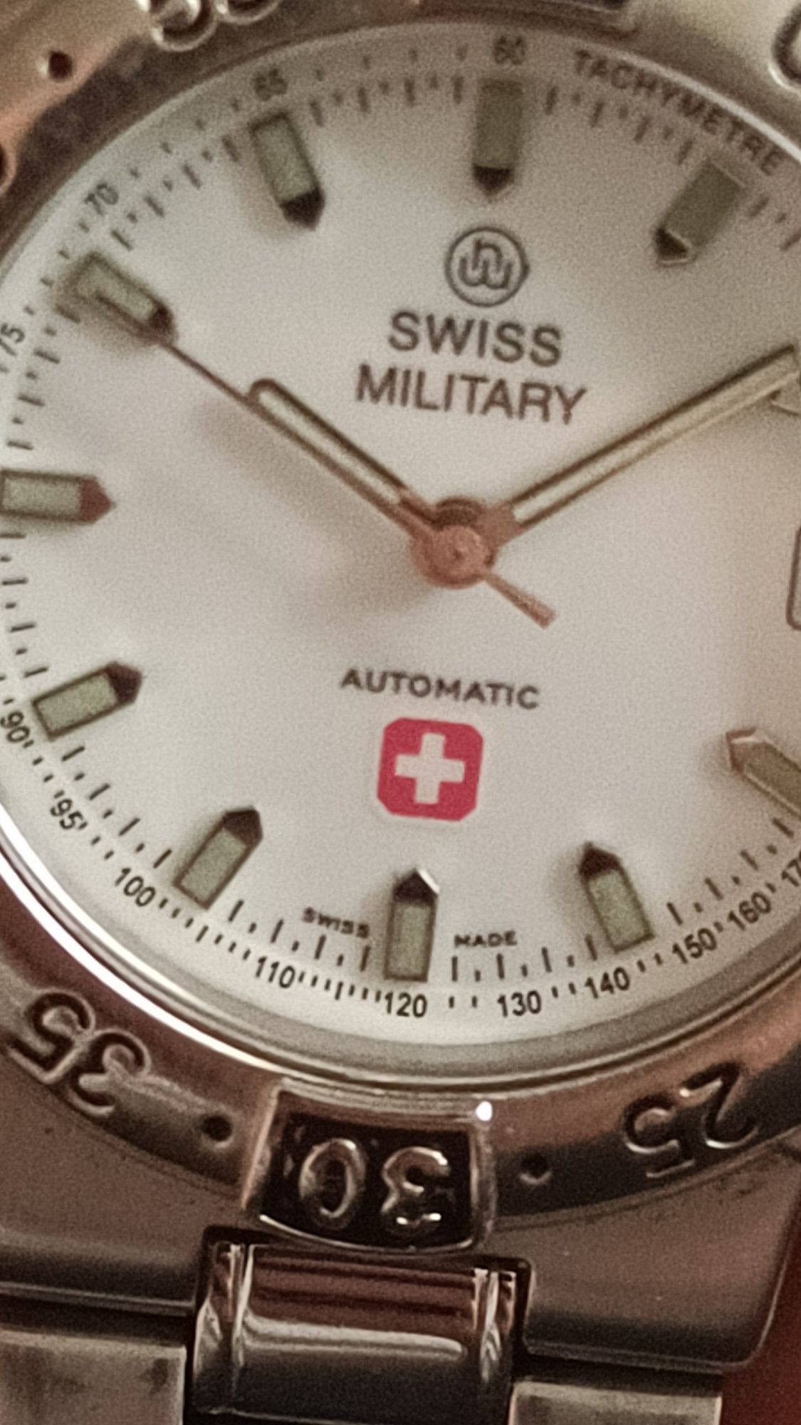 Swiss Military oryginalny szwajcarski zegarek automat rzadki model