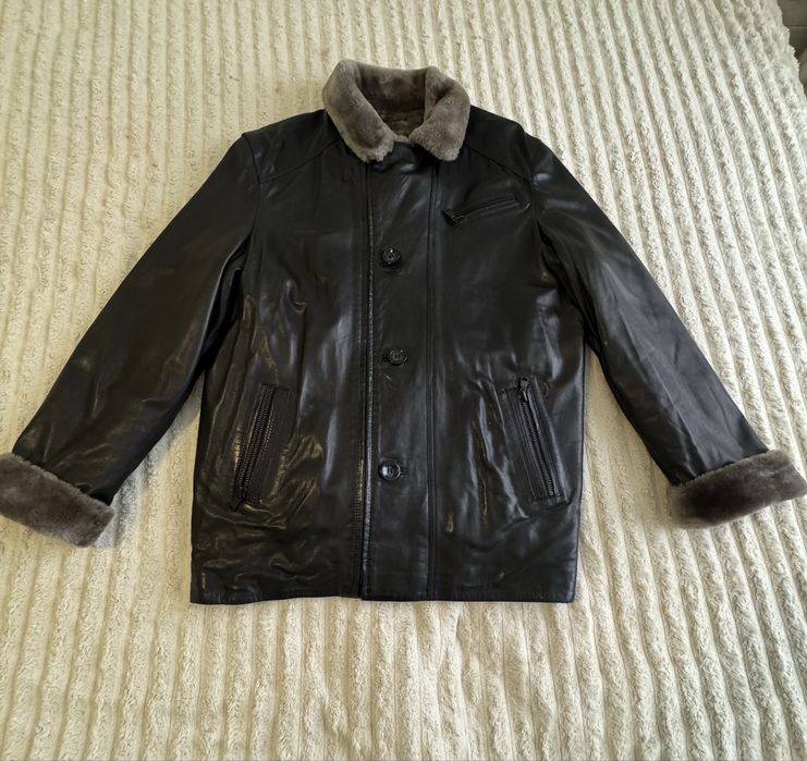 Шкіряна куртка,чоловіча