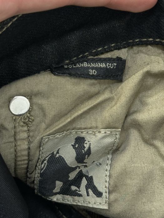 Rick Owens BANANA boot cut faded opium archive джинси сині джинсы клеш