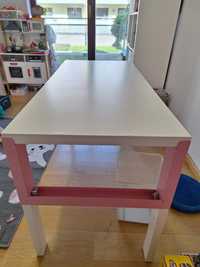 Podwójne biurko dla dziewczynek